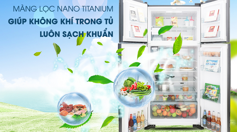 Màng lọc Nano Titanium - Tủ lạnh Hitachi Inverter 540 lít R-FW690PGV7X GBK Màng lọc Nano Titanium - Tủ lạnh Hitachi Inverter 540 lít R-FW690PGV7X GBK
