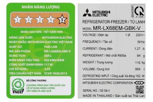 Tu Lanh Mitsubishi Electric Inverter 564 Lit Mr Lx68em Gbk V
