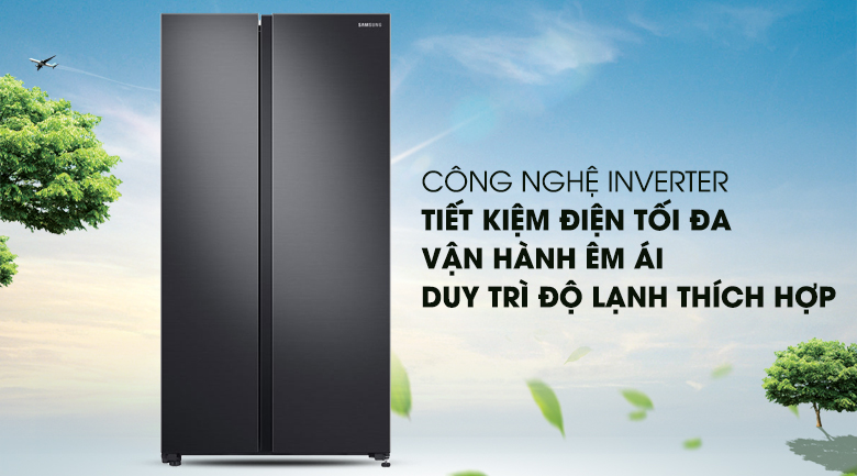 Công Nghệ Digital Inverter tiết kiệm điện năng hiệu quả - Tủ lạnh Samsung Inverter 647 lít RS62R5001B4/SV Mẫu 2019 Công Nghệ Digital Inverter tiết kiệm điện năng hiệu quả - Tủ lạnh Samsung Inverter 647 lít RS62R5001B4/SV Mẫu 2019