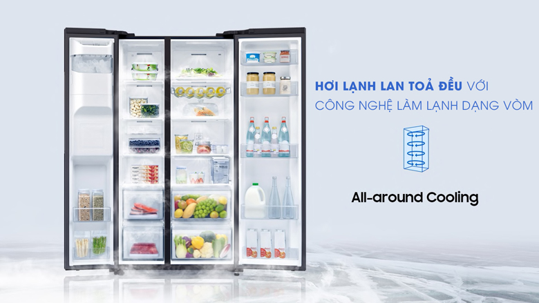 Tủ lạnh Samsung Inverter 617 lít RS64R5301B4 Tủ lạnh Samsung Inverter 617 lít RS64R5301B4