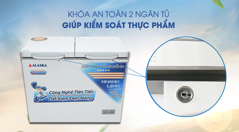 Tủ đông Alaska 250 lít BCD-3068C Tủ đông Alaska 250 lít BCD-3068C