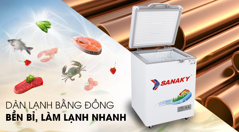Tủ đông Sanaky 100 lít VH-1599HYK Tủ đông Sanaky 100 lít VH-1599HYK