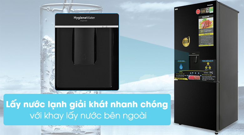 Tủ lạnh Panasonic Inverter 377 lít NR-BX421GPKV Tủ lạnh Panasonic Inverter 377 lít NR-BX421GPKV