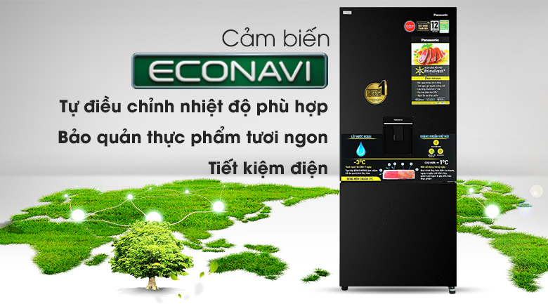 Tủ lạnh Panasonic Inverter 377 lít NR-BX421GPKV Tủ lạnh Panasonic Inverter 377 lít NR-BX421GPKV