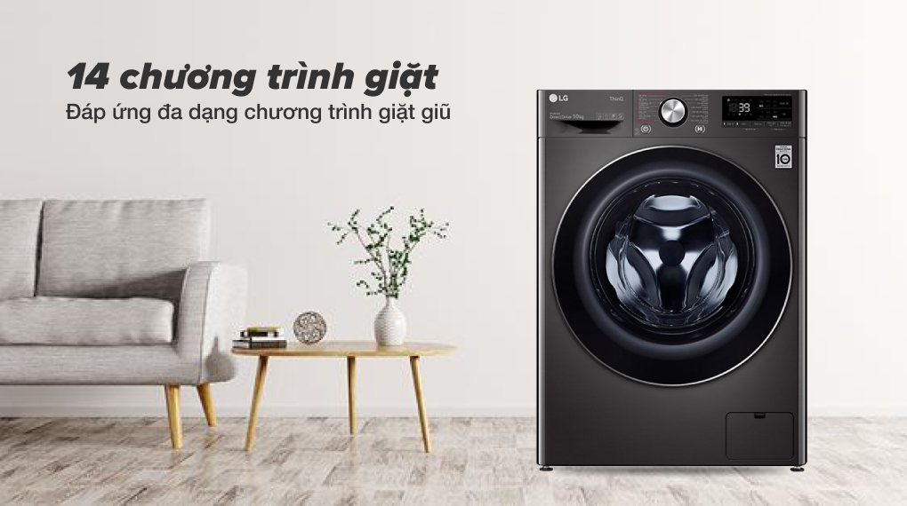 Máy giặt LG Inverter 10 kg FV1410S3B Máy giặt LG Inverter 10 kg FV1410S3B