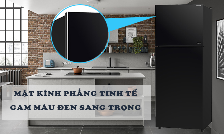 Tủ lạnh Hitachi Inverter 390 lít R-FVY510PGV0 GBK Tủ lạnh Hitachi Inverter 390 lít R-FVY510PGV0 GBK