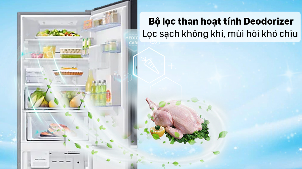 Tủ lạnh Samsung Inverter 307 lít RB30N4190BU Tủ lạnh Samsung Inverter 307 lít RB30N4190BU