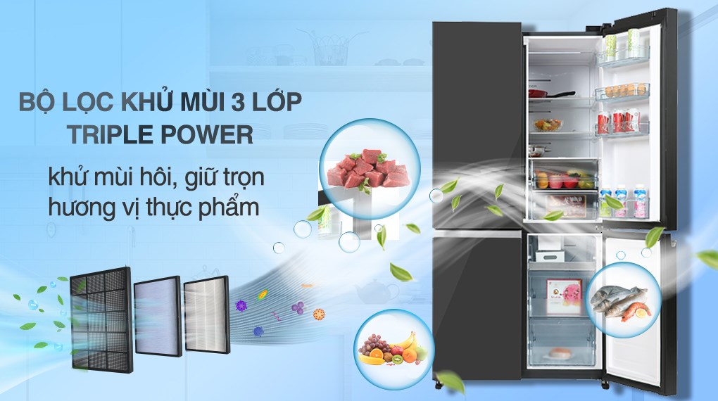 Tủ lạnh Hitachi Inverter 569 lít R-WB640PGV1 GMG Tủ lạnh Hitachi Inverter 569 lít R-WB640PGV1 GMG