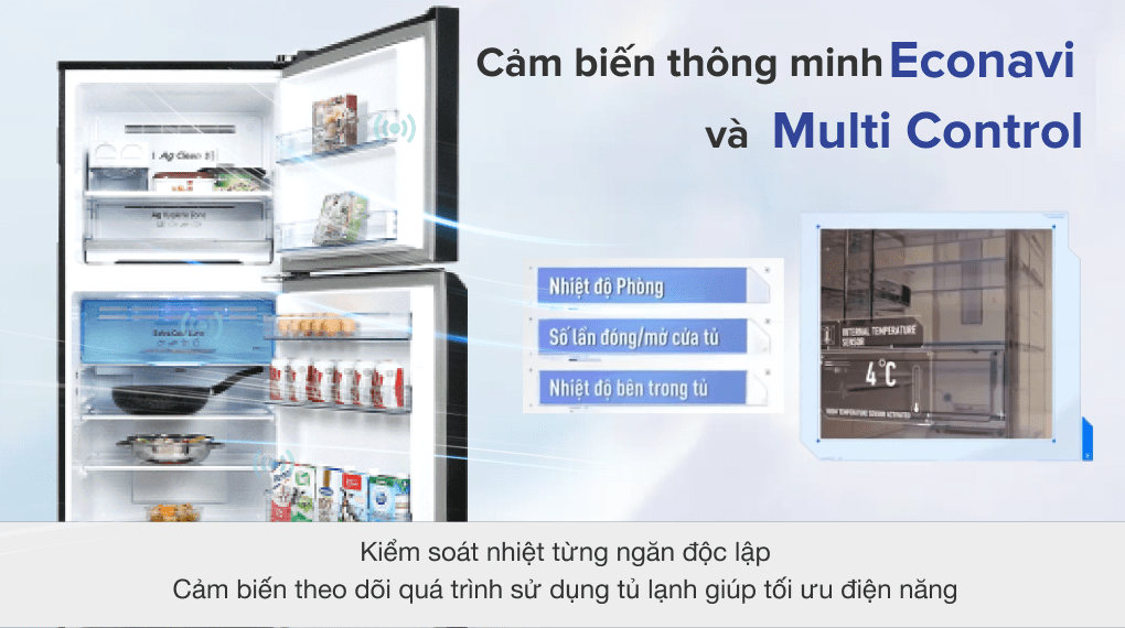 Tủ lạnh Panasonic Inverter 326 lít NR-TL351VGMV Tủ lạnh Panasonic Inverter 326 lít NR-TL351VGMV