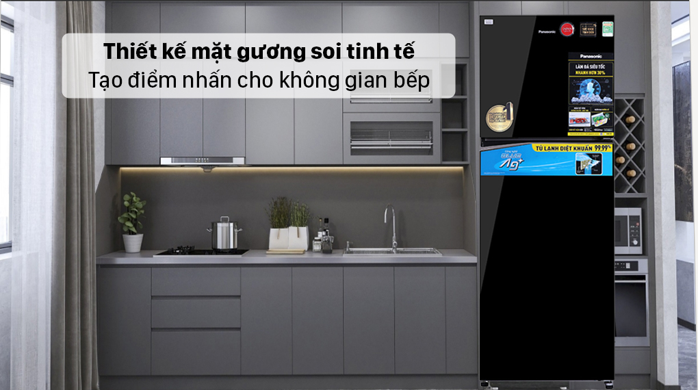 Tủ lạnh Panasonic Inverter 366 lít NR-TL381VGMV Tủ lạnh Panasonic Inverter 366 lít NR-TL381VGMV