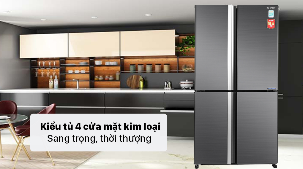 Tủ lạnh Sharp Inverter 525 lít SJ-FX600V-SL Tủ lạnh Sharp Inverter 525 lít SJ-FX600V-SL