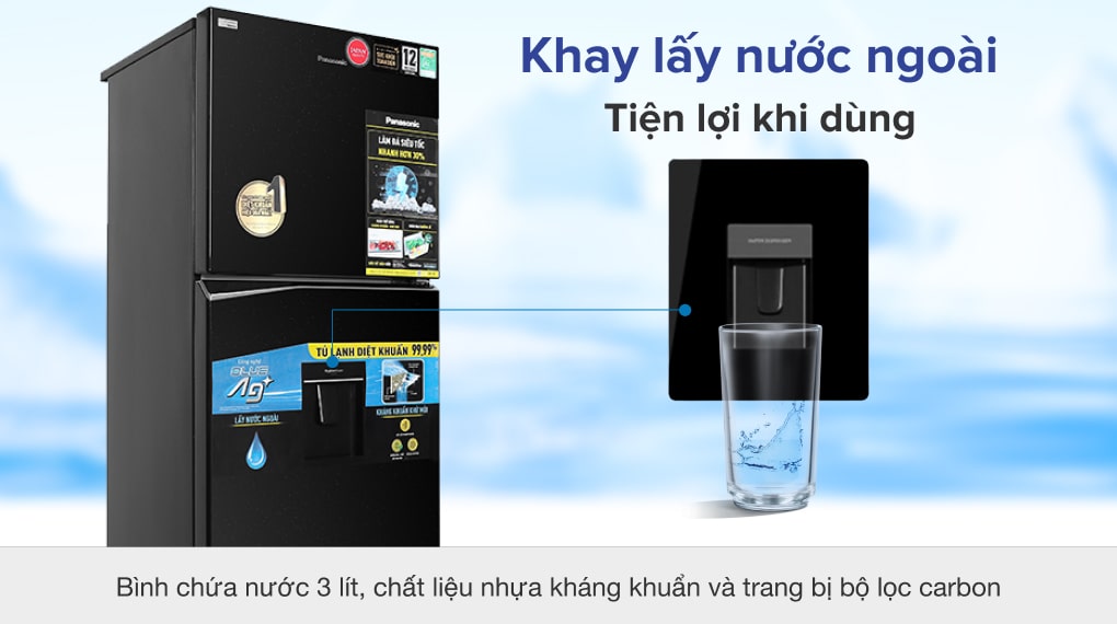 Tủ lạnh Panasonic Inverter 366 lít NR-TL381GPKV Tủ lạnh Panasonic Inverter 366 lít NR-TL381GPKV