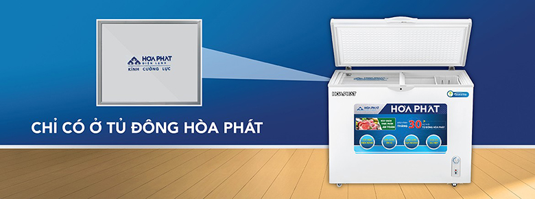 Tủ đông Hòa Phát Inverter 252 lít HCFI 516S1Đ1 Tủ đông Hòa Phát Inverter 252 lít HCFI 516S1Đ1