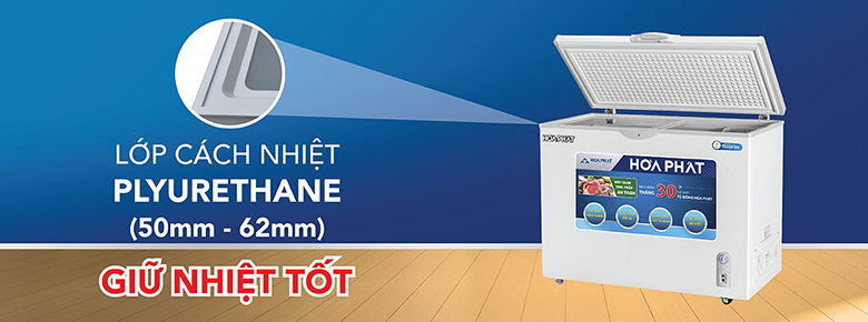 Tủ đông Hòa Phát Inverter 252 lít HCFI 516S1Đ1 Tủ đông Hòa Phát Inverter 252 lít HCFI 516S1Đ1