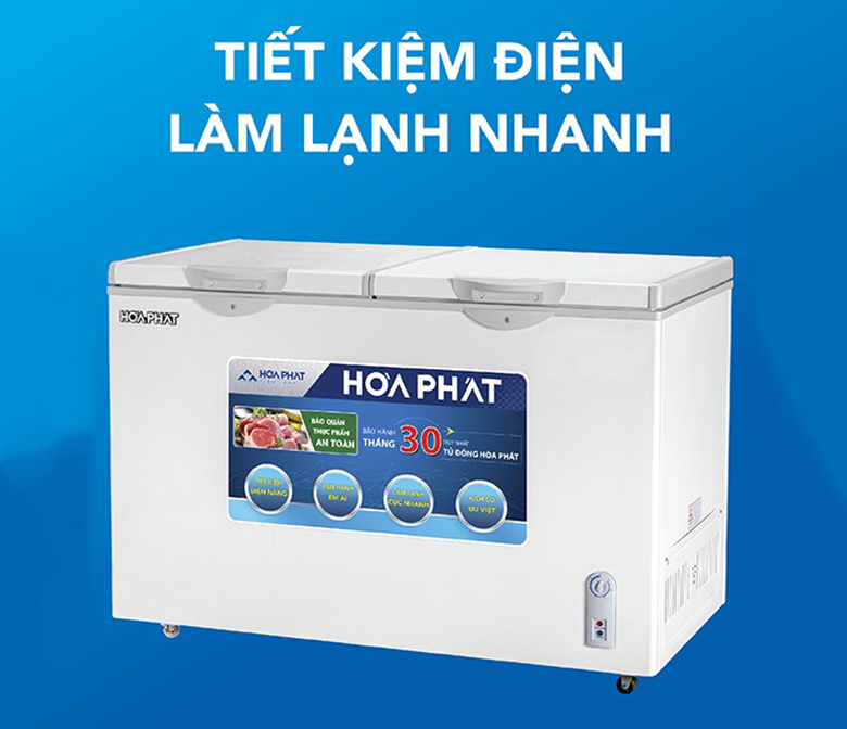 Tủ đông Hòa Phát 205 lít HCF 506S2Đ2 Tủ đông Hòa Phát 205 lít HCF 506S2Đ2