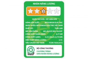 Dieu Hoa Mitsubishi Electric 1 Chieu 17742 Btu Ms Js50vf