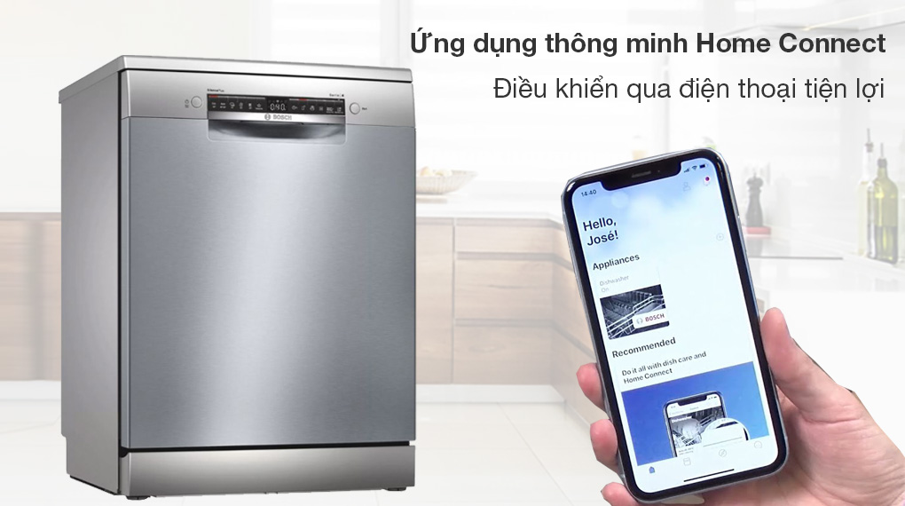 Máy rửa chén độc lập Bosch SMS4ECI14E Máy rửa chén độc lập Bosch SMS4ECI14E