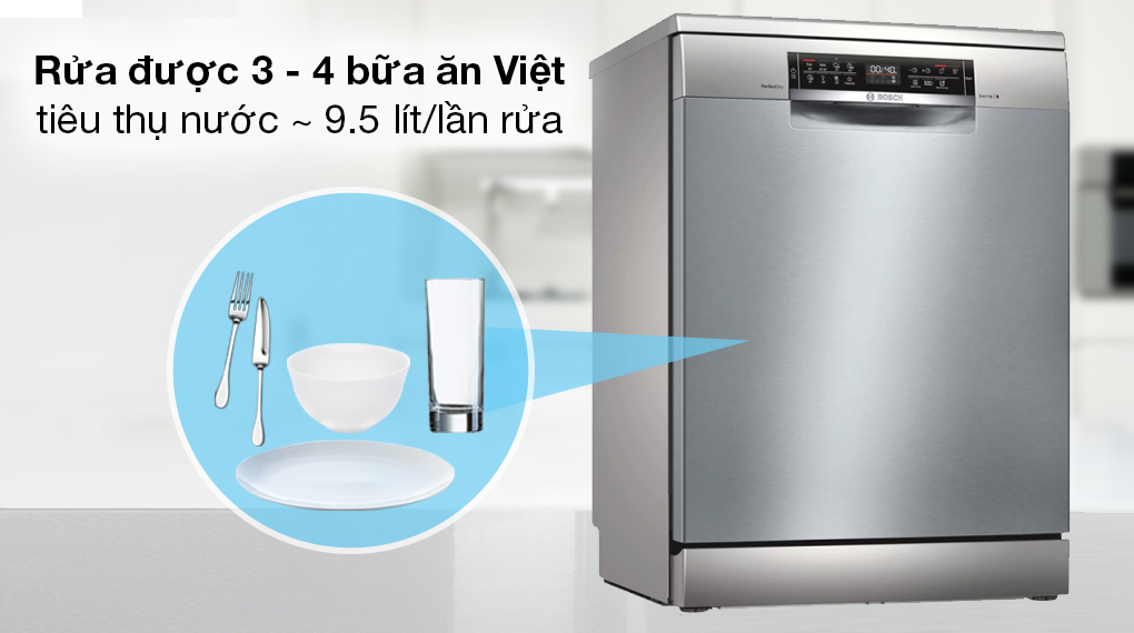 Máy rửa chén độc lập Bosch SMS6ZCI49E Máy rửa chén độc lập Bosch SMS6ZCI49E