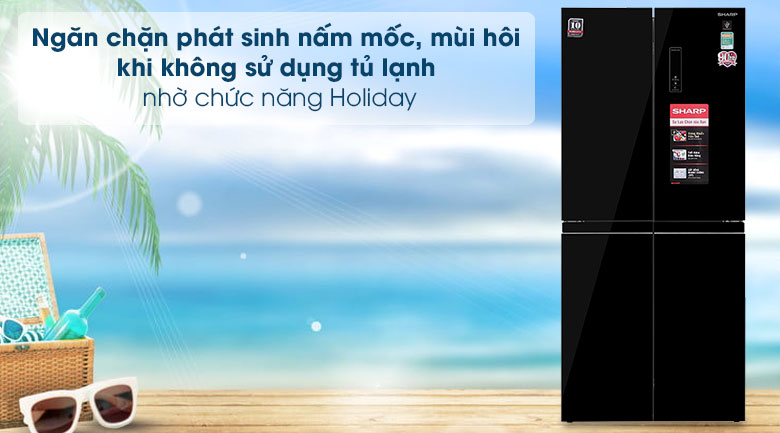 Tủ lạnh Sharp Inverter 401 lít SJ-FXP480VG-BK Tủ lạnh Sharp Inverter 401 lít SJ-FXP480VG-BK