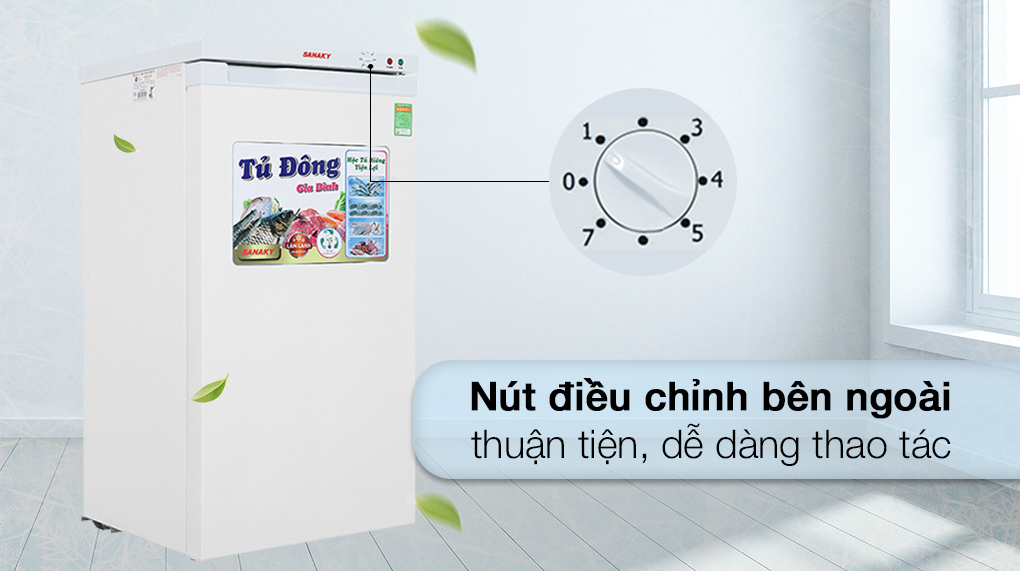 Tủ đông Sanaky 118 lít VH-160VD Tủ đông Sanaky 118 lít VH-160VD