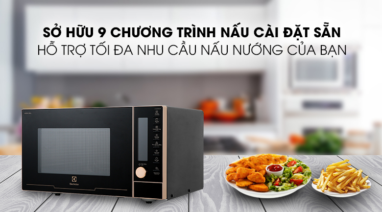 Lò vi sóng có nướng Electrolux EMG25D89GGP 25 lít Lò vi sóng có nướng Electrolux EMG25D89GGP 25 lít