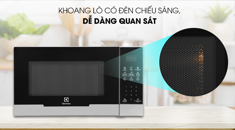 Lò vi sóng có nướng Electrolux EMG23DI9EBP 23 lít Lò vi sóng có nướng Electrolux EMG23DI9EBP 23 lít