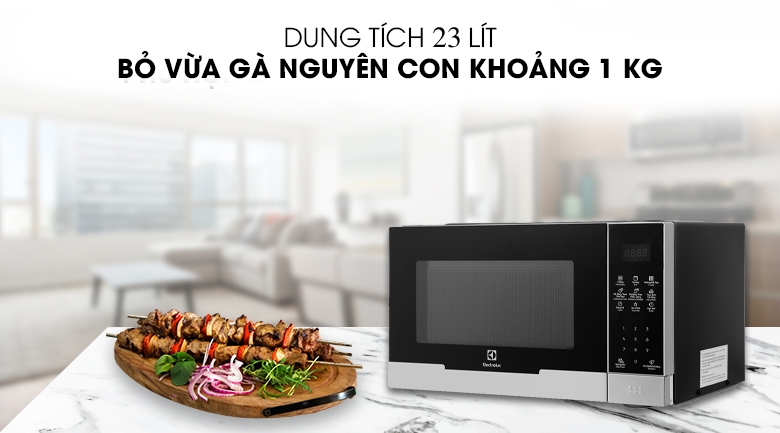Lò vi sóng có nướng Electrolux EMG23DI9EBP 23 lít Lò vi sóng có nướng Electrolux EMG23DI9EBP 23 lít