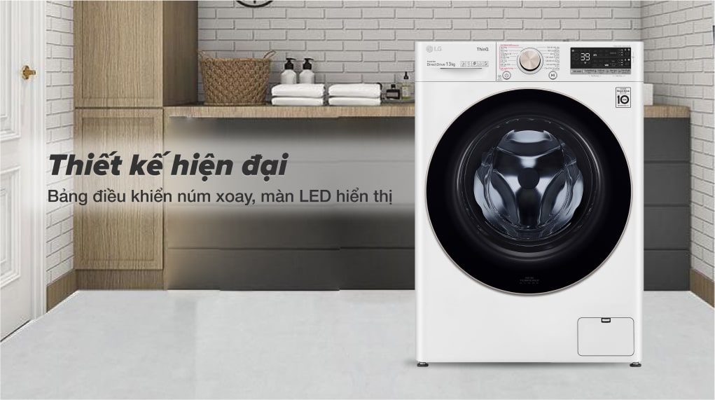 Máy giặt LG Inverter 13 kg FV1413S3WA Máy giặt LG Inverter 13 kg FV1413S3WA