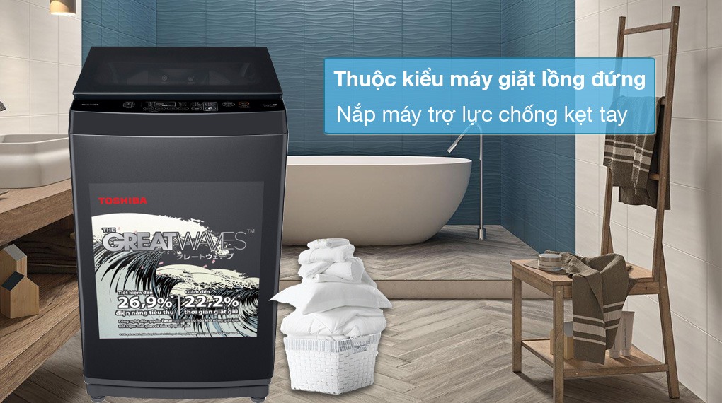 Máy giặt Toshiba 9 kg AW-M1000FV(MK) Máy giặt Toshiba 9 kg AW-M1000FV(MK)