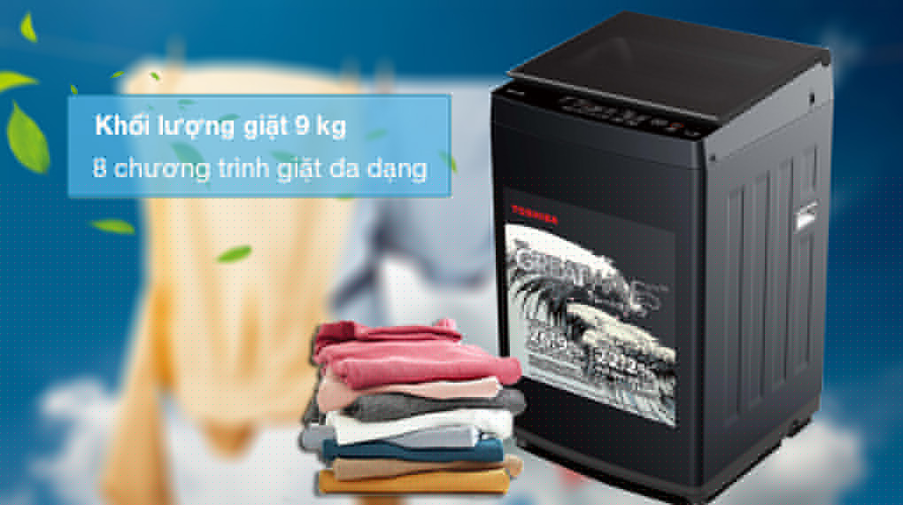 Máy giặt Toshiba 9 kg AW-M1000FV(MK) Máy giặt Toshiba 9 kg AW-M1000FV(MK)