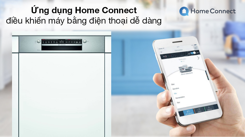 Máy rửa chén bán âm Bosch SMI4HVS33E Máy rửa chén bán âm Bosch SMI4HVS33E