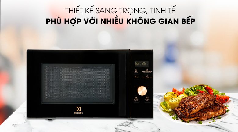 Lò vi sóng có nướng Electrolux EMC25D59EB 25 lít Lò vi sóng có nướng Electrolux EMC25D59EB 25 lít