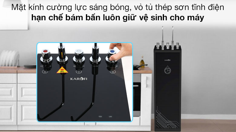 Máy lọc nước RO nóng nguội lạnh Karofi KAD-D66 11 lõi Máy lọc nước RO nóng nguội lạnh Karofi KAD-D66 11 lõi