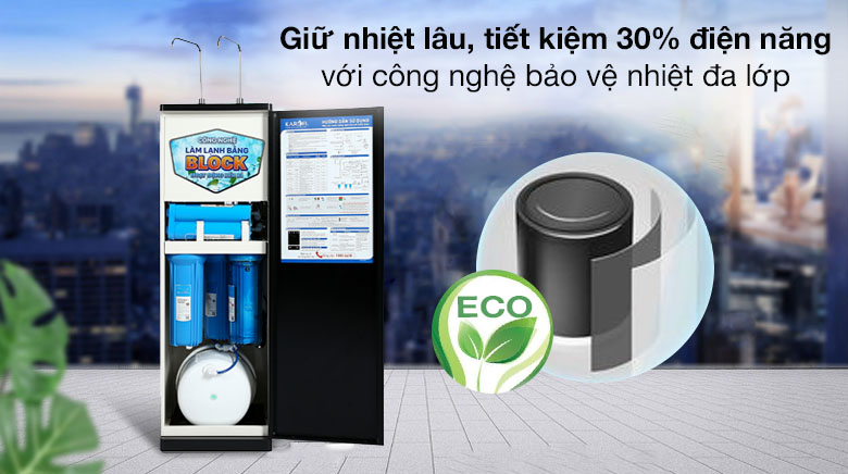 Máy lọc nước RO nóng nguội lạnh Karofi KAD-D66 11 lõi Máy lọc nước RO nóng nguội lạnh Karofi KAD-D66 11 lõi