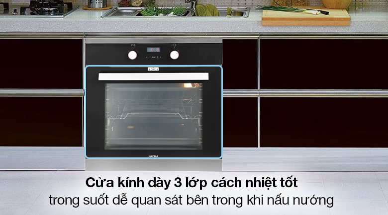 Lò nướng âm Hafele HO-KT60C (534.05.571) 65 lít Lò nướng âm Hafele HO-KT60C (534.05.571) 65 lít