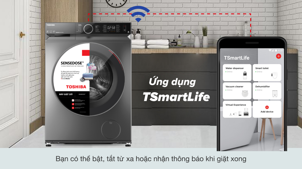 Máy giặt sấy Toshiba Inverter 10.5 kg TWD-BM115GF4V(SK) Máy giặt sấy Toshiba Inverter 10.5 kg TWD-BM115GF4V(SK)