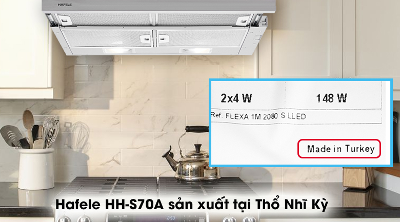 Máy hút mùi âm tủ Hafele HH-S70A (533.89.031) Máy hút mùi âm tủ Hafele HH-S70A (533.89.031)