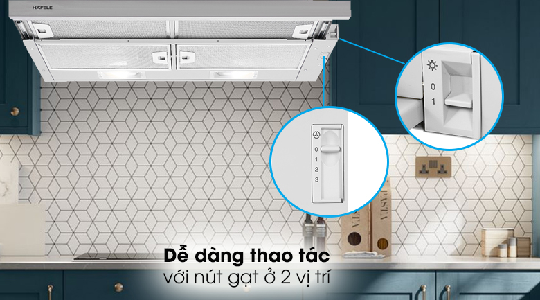 Máy hút mùi âm tủ Hafele HH-S70A (533.89.031) Máy hút mùi âm tủ Hafele HH-S70A (533.89.031)