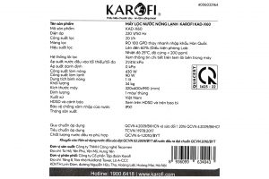 May Loc Nuoc Ro Nong Nguoi Lanh Karofi Kad X60