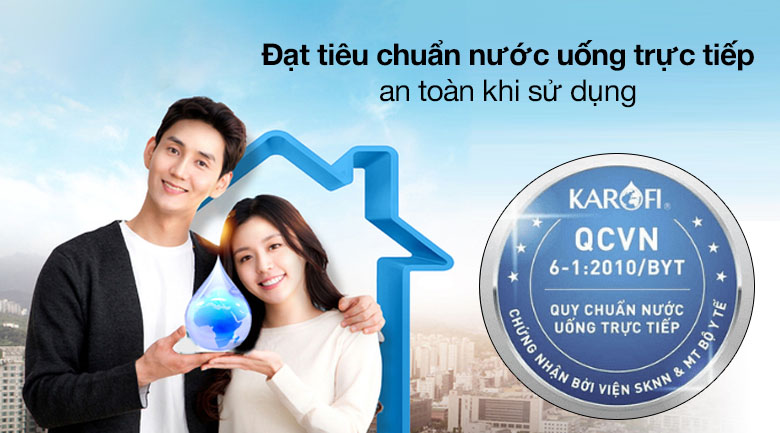 Máy lọc nước RO nóng nguội lạnh Karofi KAD-D66 11 lõi Máy lọc nước RO nóng nguội lạnh Karofi KAD-D66 11 lõi