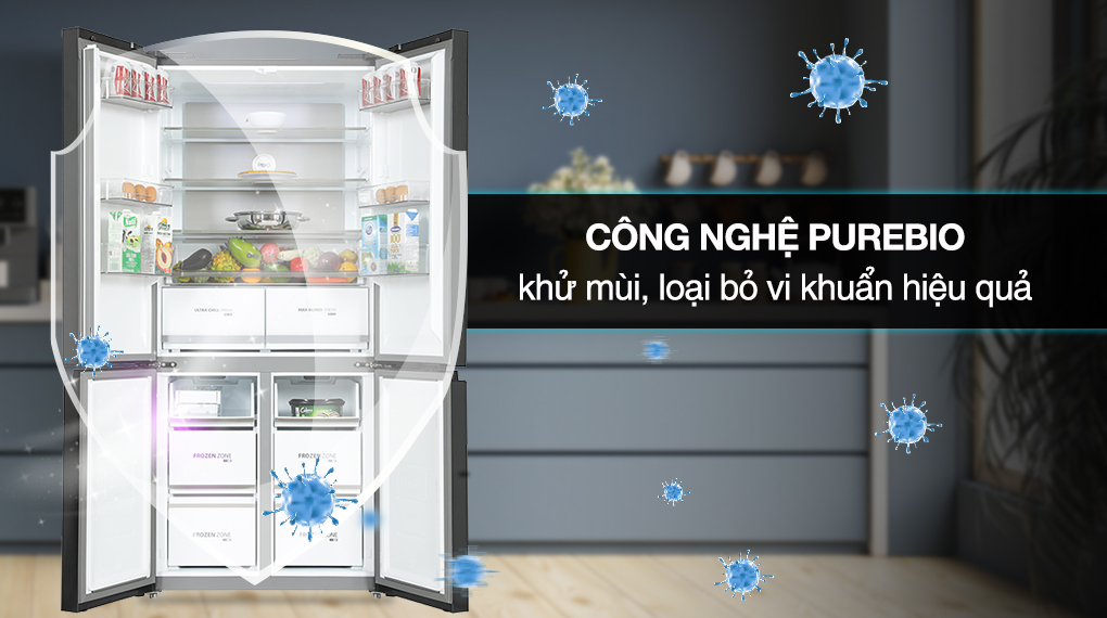 Tủ lạnh Toshiba Inverter 515 lít GR-RF670WI-PGV(A9)-BG Tủ lạnh Toshiba Inverter 515 lít GR-RF670WI-PGV(A9)-BG