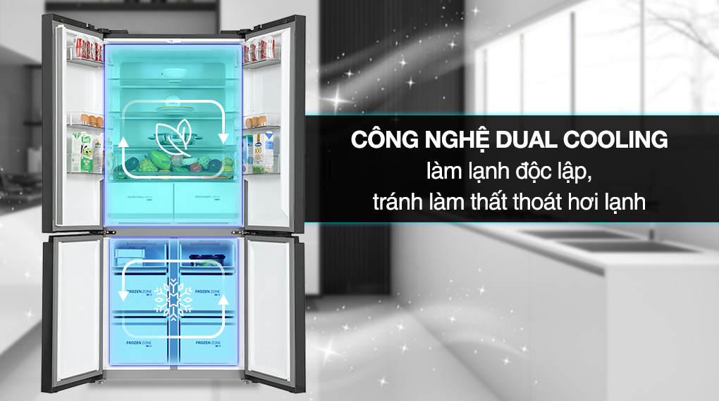 Tủ lạnh Toshiba Inverter 515 lít GR-RF670WI-PGV(A9)-BG Tủ lạnh Toshiba Inverter 515 lít GR-RF670WI-PGV(A9)-BG