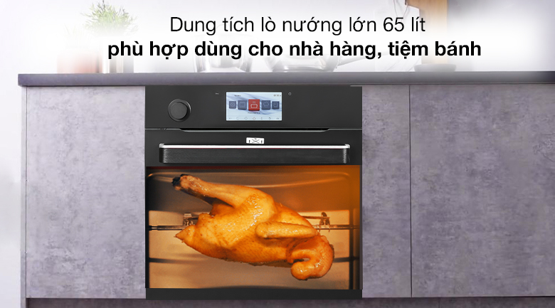 Lò nướng và hấp lắp âm Hafele HO-T60B (535.02.711) 65 lít Lò nướng và hấp lắp âm Hafele HO-T60B (535.02.711) 65 lít