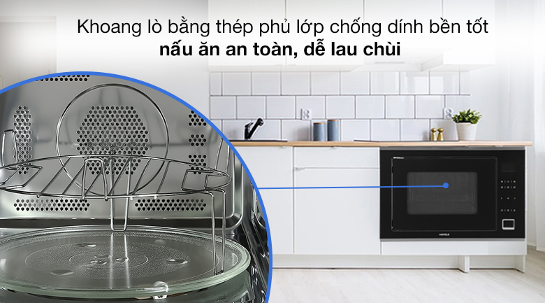 Lò vi sóng có nướng lắp âm Hafele HM-B38C (538.01.111) 32 lít Lò vi sóng có nướng lắp âm Hafele HM-B38C (538.01.111) 32 lít
