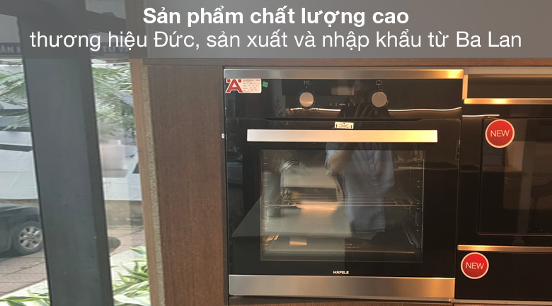 Lò nướng lắp âm Hafele HO-K60C (535.62.591) 77 lít Lò nướng lắp âm Hafele HO-K60C (535.62.591) 77 lít