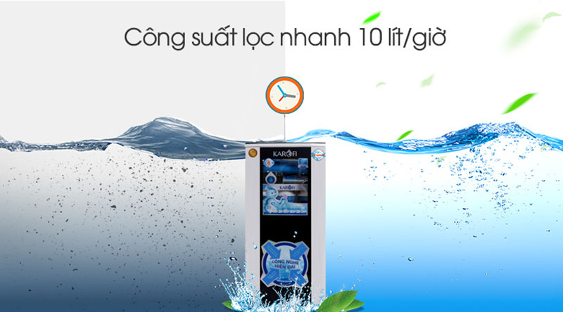 Máy lọc nước RO Karofi KSI80-A 8 lõi Máy lọc nước RO Karofi KSI80-A 8 lõi