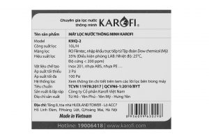 May Loc Nuoc Ro Karofi K9iq 2.0 9 Lõi