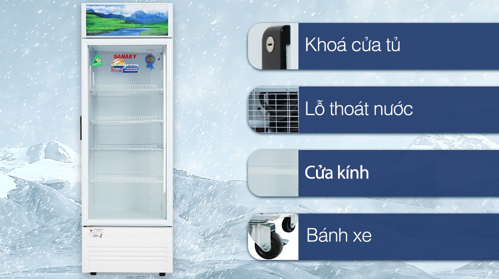 Tủ mát Sanaky 350 lít VH-3589K Tủ mát Sanaky 350 lít VH-3589K