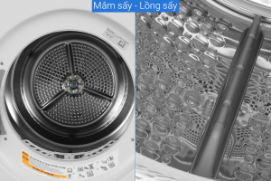 Thap Giat Say Lg Washtower Inverter Giat 14 Kg Say 10 Kg Wt1410nhe