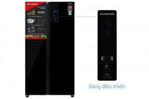 Tu Lanh Sharp Inverter 442 Lit Sj Sbx440vg Bk